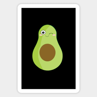 avocado kawaii Magnet